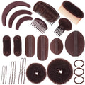 Hair Base Sponge Clip, Invisible Bump It Up Tool for Volume - Brown