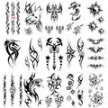 15 Sheets Waterproof Temporary Tattoos for Adults & Kids