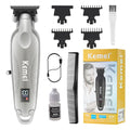 KEMEI 2293 Professional Hair & Beard Trimmer for Men - Cordless T-Blade Clippers