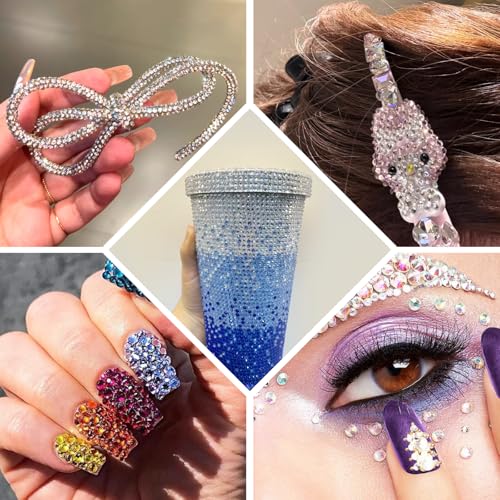 52000 Rhinestone Kit with B7000 Glue, Tweezers & Organizer