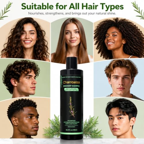 Rosemary Hair Growth Shampoo with Biotin & Keratin, 10.15 fl oz