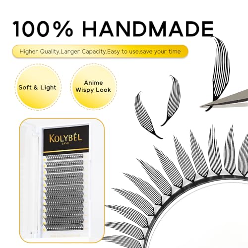 Premade Spire Eyelash Extensions 0.07mm D Curl 8-15mm Mix
