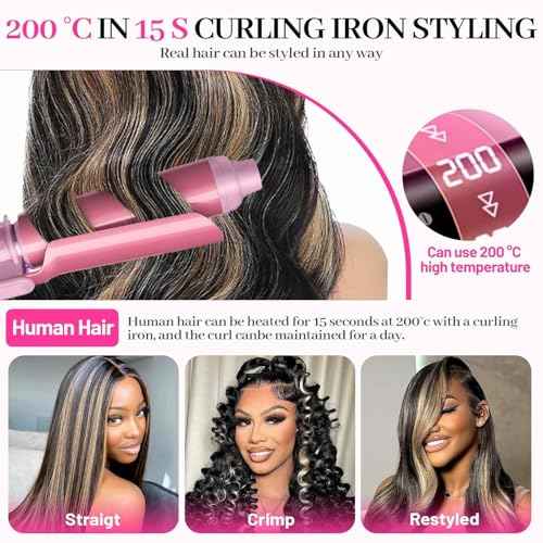 Ombre Body Wave Lace Front Wig Human Hair Pre Plucked 1B/27 Highlight Lace Front Wig Human Hair 200% Density HD Lace Frontal Glueless Wigs For Black Women 20Inch