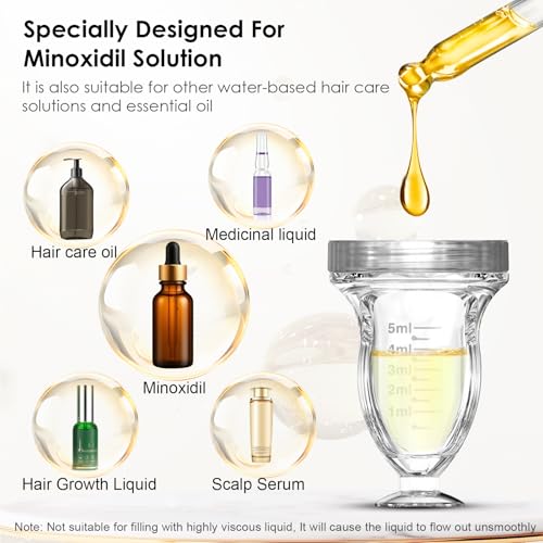 Minoxidil Applicator with Precision Tip - Scalp Serum Dispenser