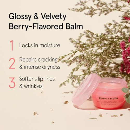 Grace & Stella Berry Lip Butter - Hydrating Lip Balm
