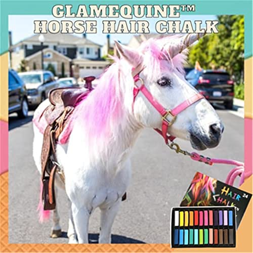 Horse Hair Chalk Set - Temporary Washable Colors (12/24/36)