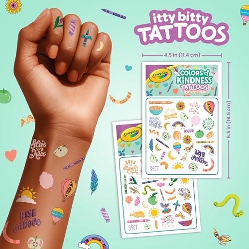 Crayola Colors of Kindness Temporary Tattoos, 98+ Designs