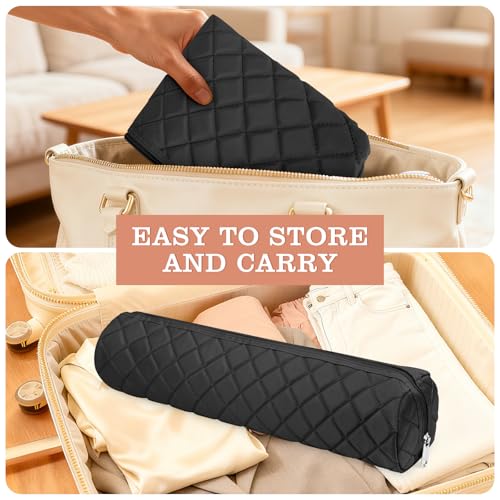 Suafrnut Heat-Resistant Hair Tools Organizer Bag for Travel