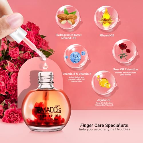 Professional Nail Care Kit with Files, Buffers, and Cuticle Oil