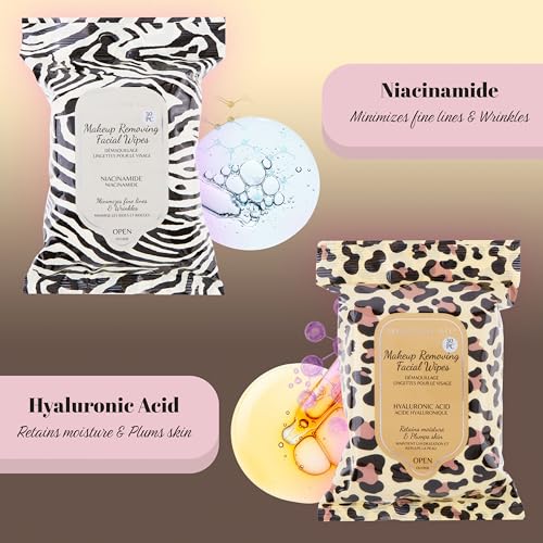 Expressives 120-Pack Makeup Remover Wipes Set - Hydrating & Gentle Facial Cleansing