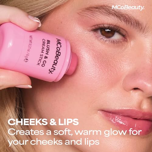 MCoBeauty Blush & Go Cream Stick Baby Pink | Cheek & Lip Color