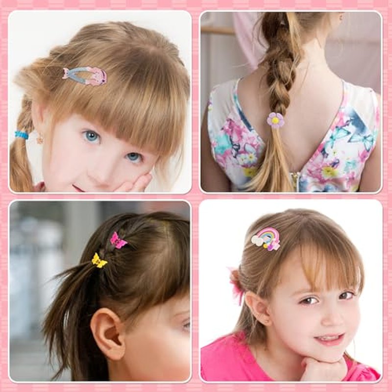 158-Piece Hair Accessories Kit for Girls, Toddler Hair Clips & Ties