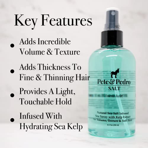 Pete & Pedro Sea Salt Spray & Hair Putty Combo