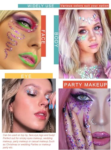 40 Colors Glitter Gel Set - No Glue, Quick-Dry Formula