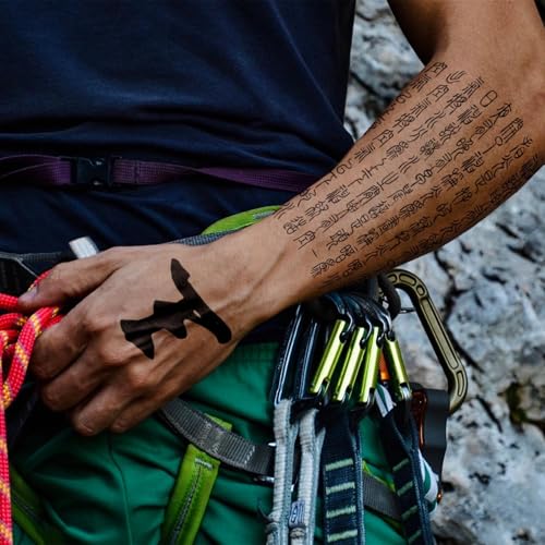 Temporary Chinese Character Tattoos - 60+ Designs, Waterproof