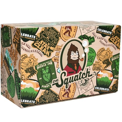 Dr. Squatch Men¡¯s Soap & Cologne Bundle - Birthday Gifts for Men - Bar Soap, Men's Cologne - Gifts for Men (6 Soap, 1 Cologne)