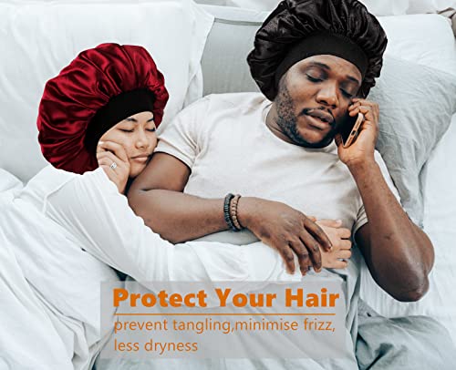 Satin Hair Bonnet for Sleeping | Reversible Double-Layer Bonnet