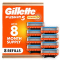 Gillette Fusion5 Power Razor Blade Refills, 8 Count