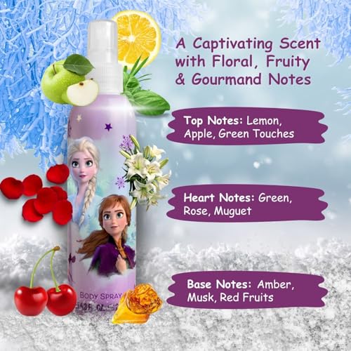 Disney Frozen II Kids Body Spray - Gentle Fruity Fragrance, 6.8 oz