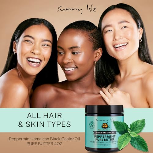 Sunny Isle Jamaican Black Castor Oil Butter with Peppermint 4oz