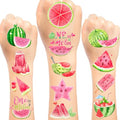 144 Watermelon Temporary Tattoos for Kids Party Favors