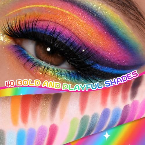 CHARMCODE 40 Color Eyeshadow Palette - Matte & Shimmer