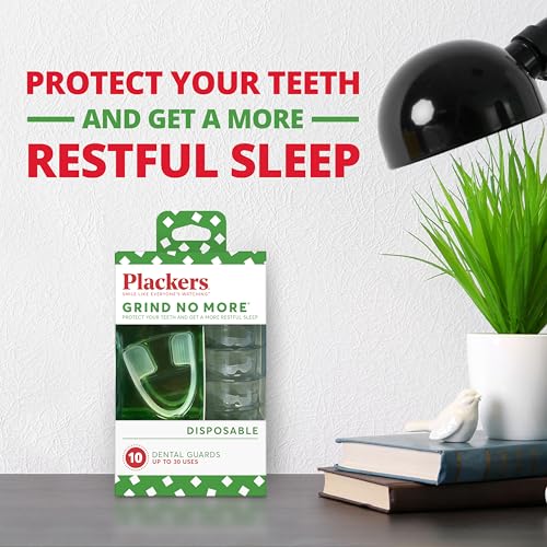 Plackers Grind No More Night Guard 16 Count Disposable Bruxism Protectors