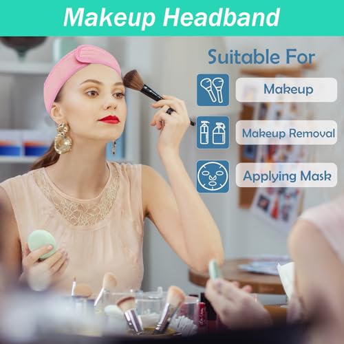 3-Pack Spa Headband for Washing Face & Makeup