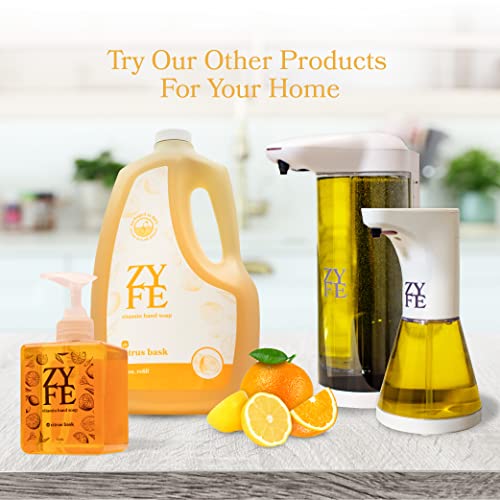 ZYFE Vitamin Hand Soap - Liquid Hand Soap Value Pack Deal - Natural Plant Derived Moisturizing Handsoap with Essential Oil Fragrance Citrus Bask - Wholesale Carton