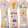 Science Temporary Tattoos - 200+ Pieces, 8 Sheets