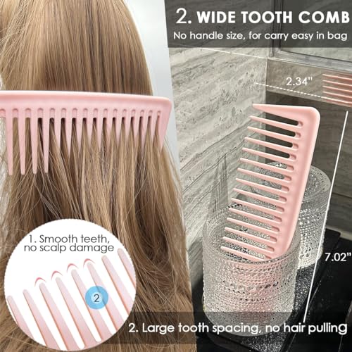 6-Piece Hair Comb Set for Wet Curly Thick Hair