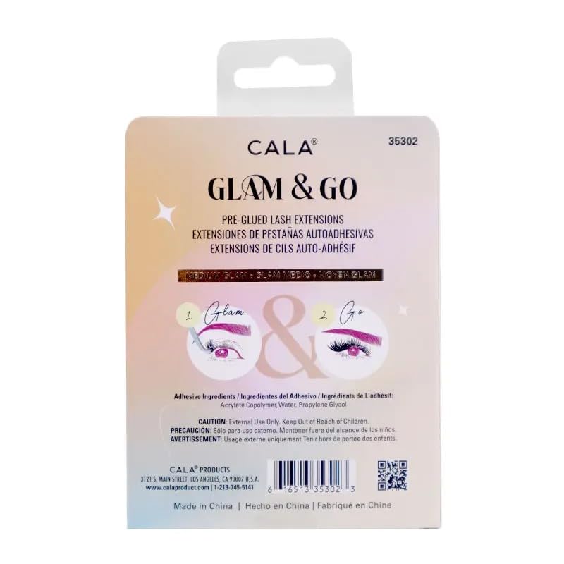 CALA Glam & Go Pre-Glued Lash Extensions 40pc