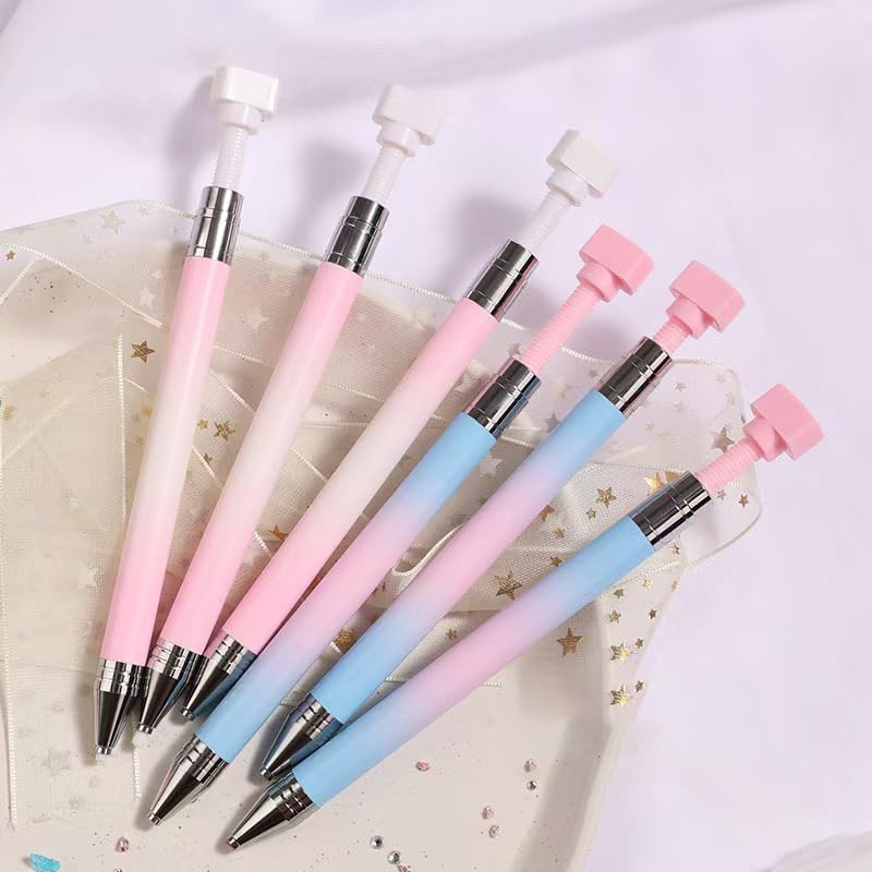 Rhinestone Picker Tool - Refillable Wax Pen with 3 Refills for Nail & Diamond Art