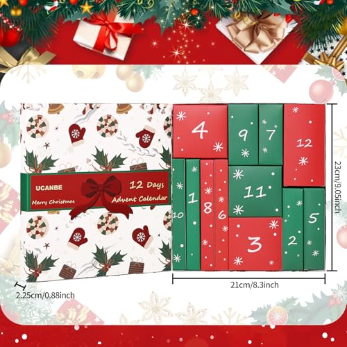 UCANBE 12-Day Makeup Advent Calendar, Holiday Beauty Gift Set