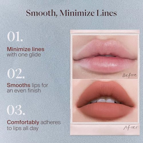 Joocyee Velvet Matte Lipstick Pencil - Ballet Pink, Waterproof & Long Lasting