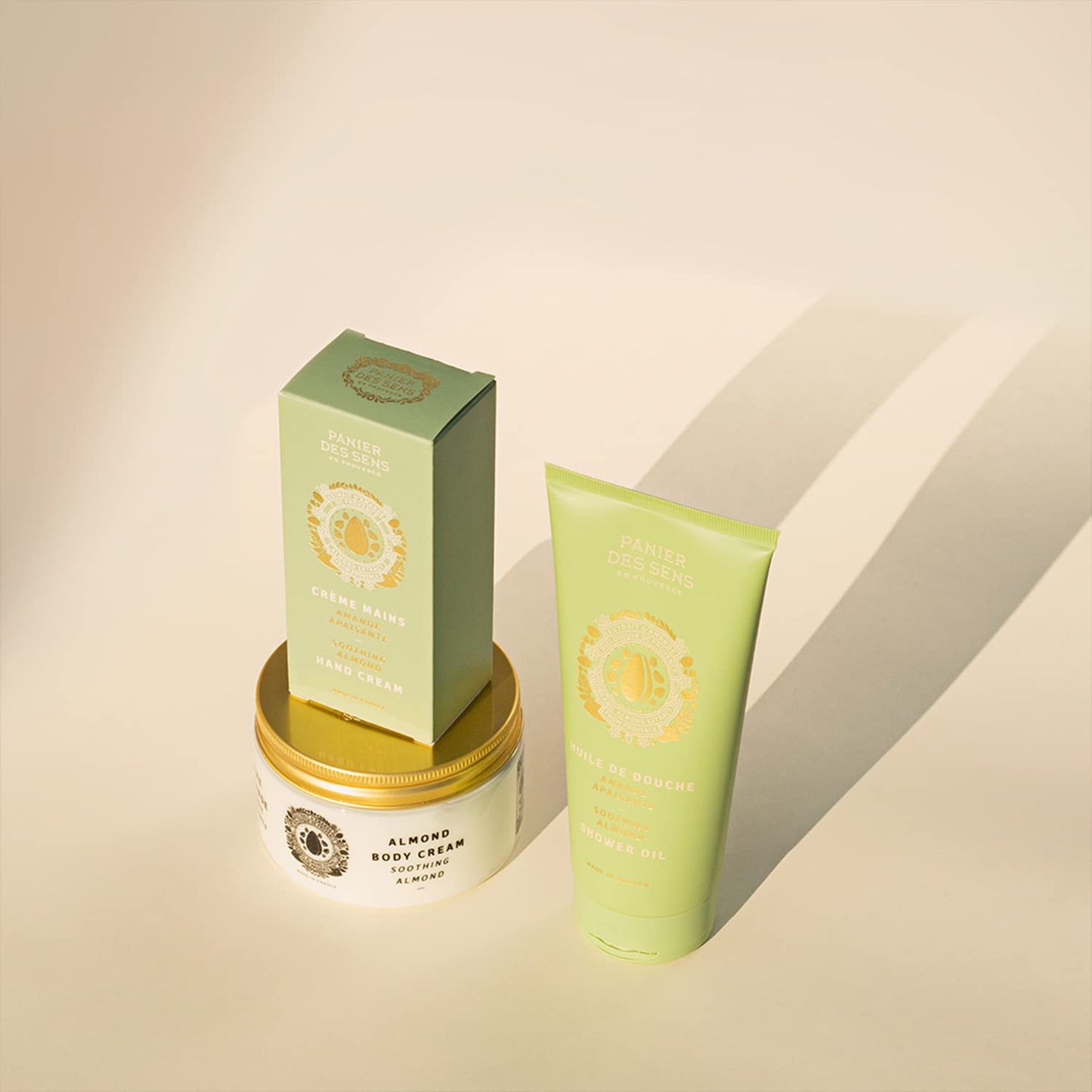 Panier des Sens - Sweet Almond Ultra Rich Body Cream for Women - Hydrating Body Moisturizer for Dry Skin - Body Butter with Shea Butter & Organic Almond - 99% Natural Ingredients Body Care - 8.45 Floz