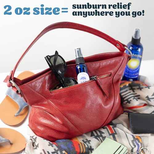 Solar Recover After Sun Moisturizing Spray Travel Size (2 Ounce) - Hydrating Facial & Body Mist - 2460 Sprays of Sunburn Relief With Vitamin E & Calendula