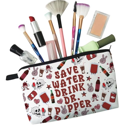 Livel lhood Soda Drinking Makeup Bag - Cute Travel Organizer Pouch