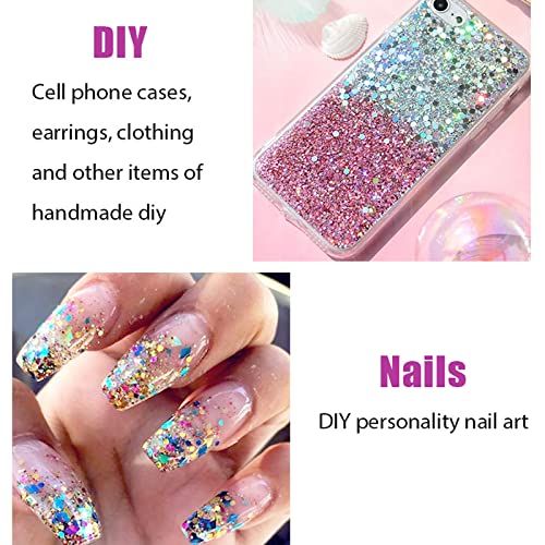 Holographic Glitter Gel - Face & Body Sequins Makeup, 50ml