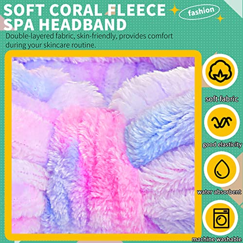 Spa Headband for Washing Face, 3-Pack Tie Dye
