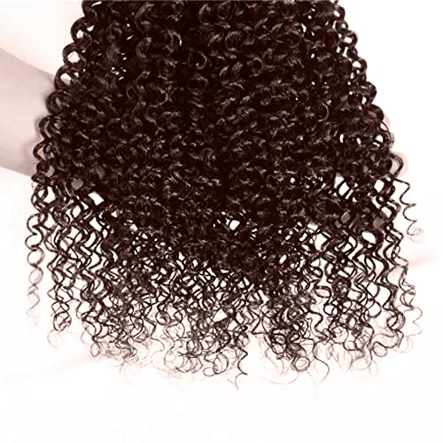 Brown Kinky Curly Human Hair Bundles #4 Dark - 16 inch