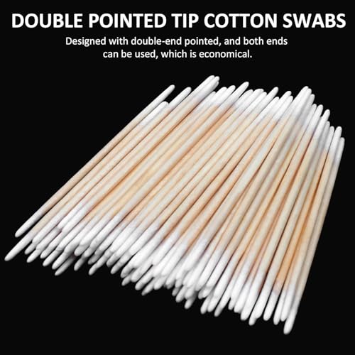 1200 Count Microblading Cotton Swabs, Double Pointed Tip