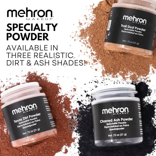 Mehron Special Effects Powder Charred Ash 0.75 oz