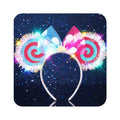 Light Up Mouse Ears Headband with Bow - LED Hair Accessory