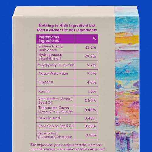 Good Molecules Clarify and Cleanse Bar Pack 2 ? 89 g / 3.15 oz Each | Soap Free Face & Body Cleansing Bar with Salicylic Acid (BHA)
