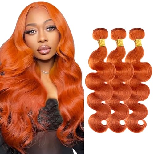 Ginger Body Wave Hair Bundles - Unprocessed Human Hair 350 Color