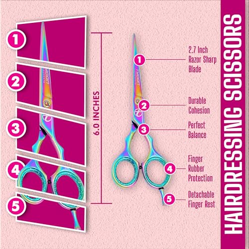 Tycon Professional Hair Cutting Scissors 6.5" - Japanese Stainless Steel