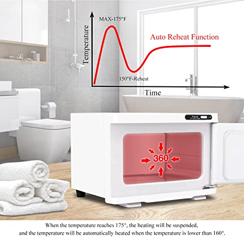 8L Towel Warmer Cabinet – Auto Heat for Spa, Salon & Home