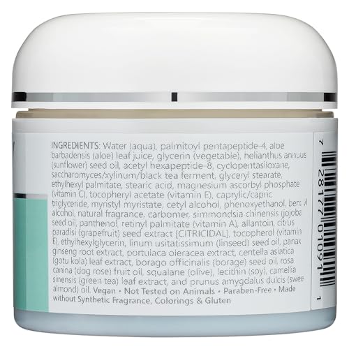 NutriBiotic ? Peptide Face Creme with GSE, 2 Oz | Ultra-Hydrating | Collagen Synthesis Support | with Botanical Extracts & Oils & Vitamin E | Natural Fragrance & Paraben Free (Pack of 2)