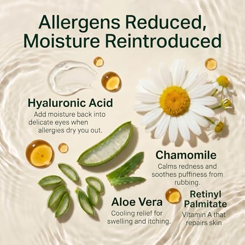 Allergy Eye Wipes for Dry Itchy Eyes - 30 Count
